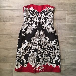 White House Black Market strapless dress